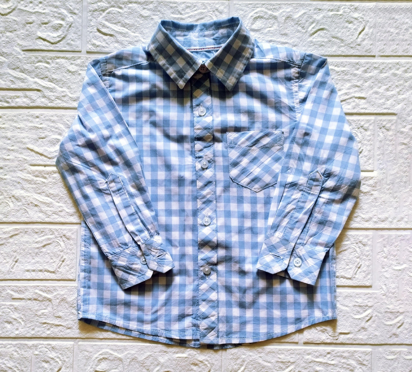 Blue Gingham Shirt