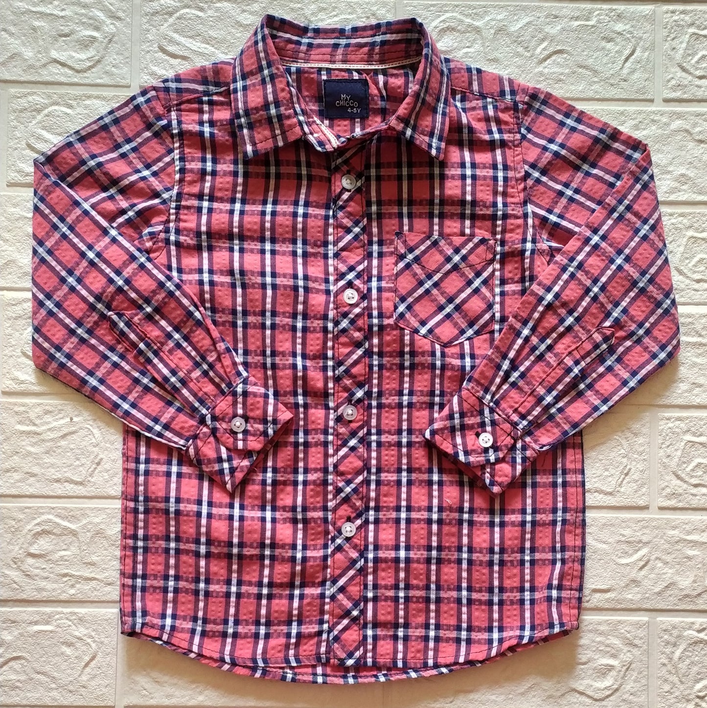 Multicolor Grid Shirt