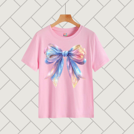 Multi Color Bow T-Shirt
