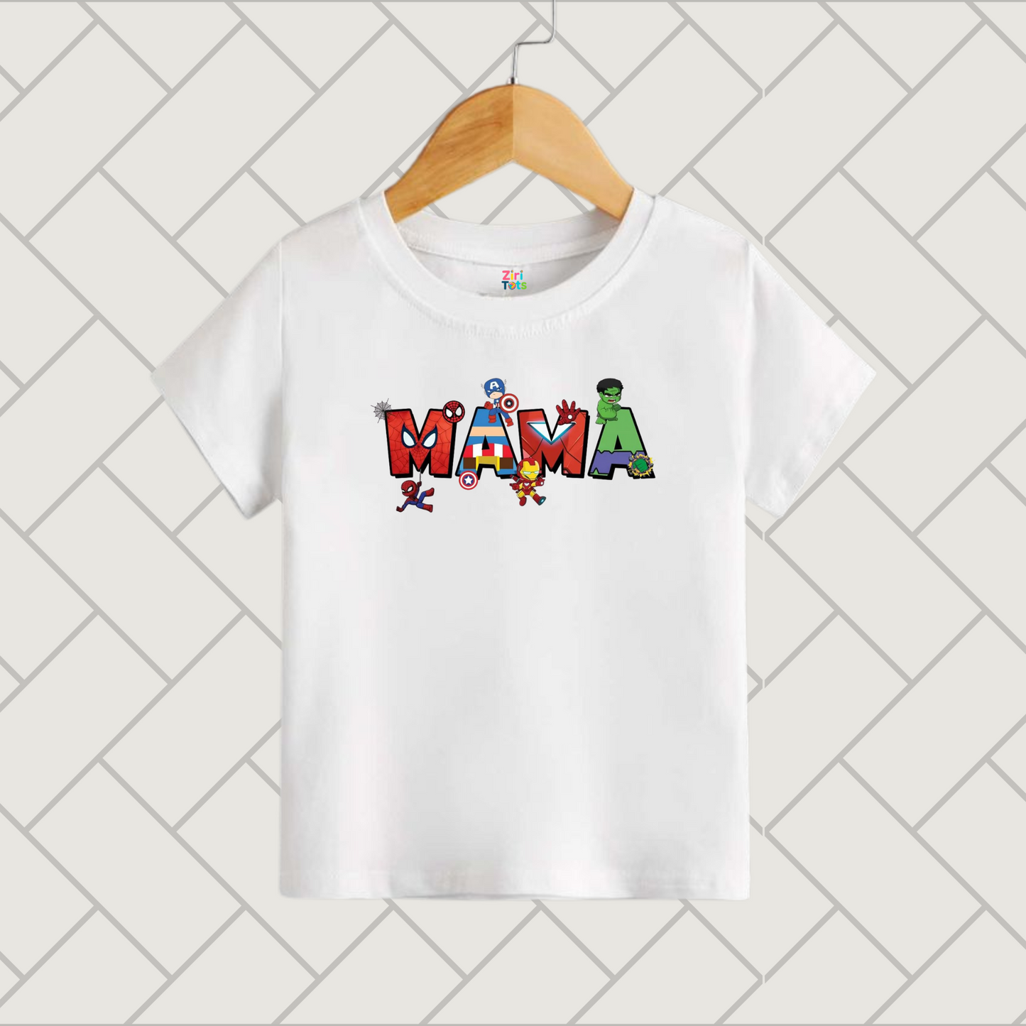 Superhero Mama Kids T-Shirt
