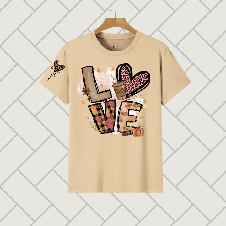 Autumn LOVE Graphic T-Shirt