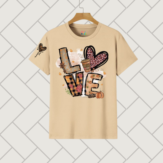 Autumn LOVE Graphic T-Shirt