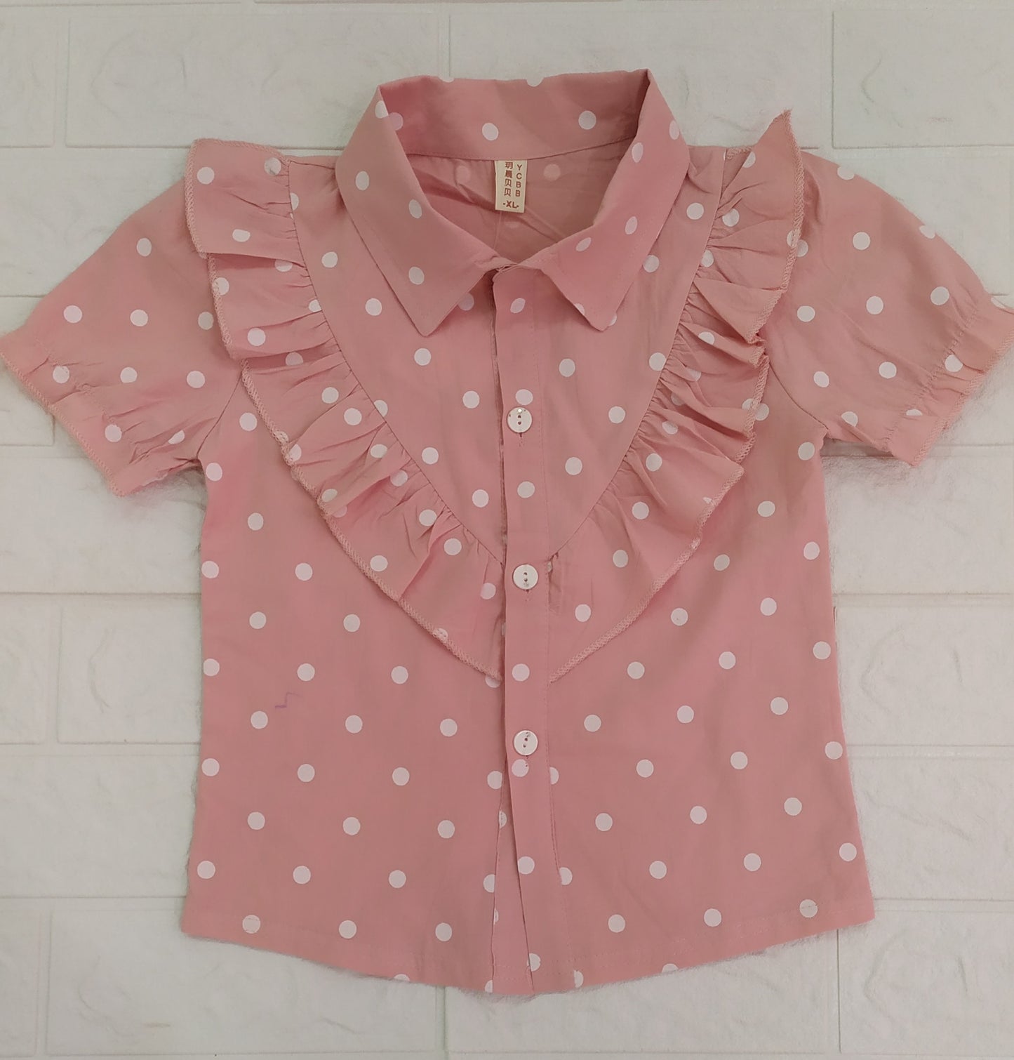 Pink Dot Ruffle