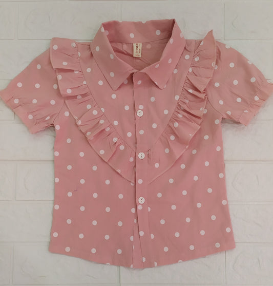 Pink Dot Ruffle
