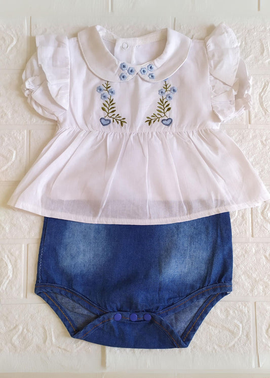Denim Floral Delight