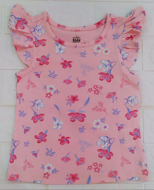 Floral Pink Top