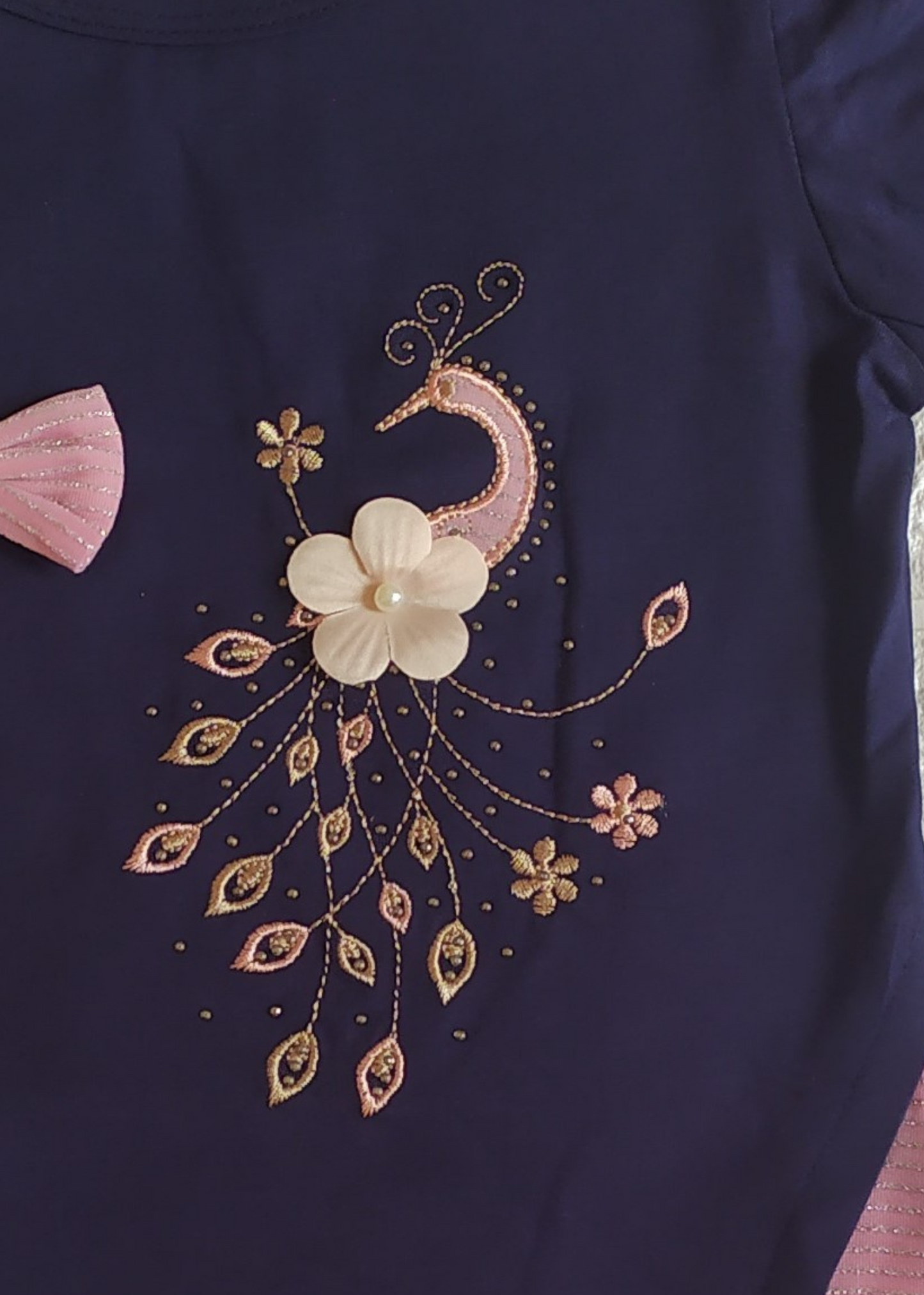 Peacock Elegance Top