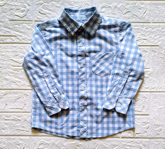 Blue Gingham Shirt